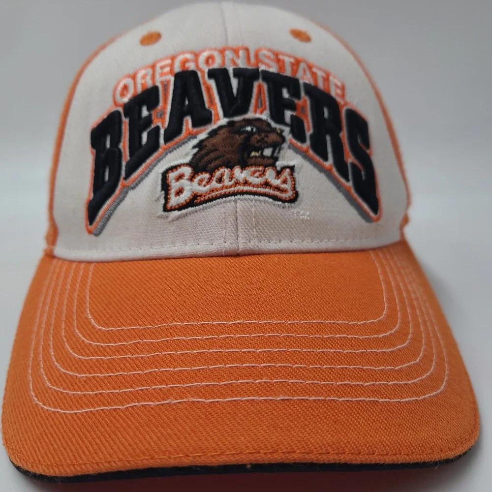 Oregon State Beavers Hat Adjustable Top of the World Orange White NCAA Logo Men